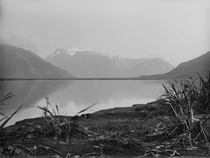 Mount Earnlsaw, from Glenorchy, Lake Wakatipu, 1886. Creator: Burton Brothers.