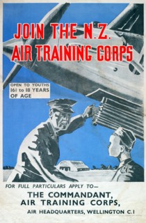 Poster, 'Join The N.Z. Air Training Corps', 1941. Creator: E Paul.