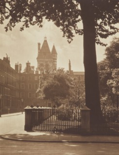 Lincoln's Inn. From the album: Photograph album - London, 1920s. Creator: Harry Moult.