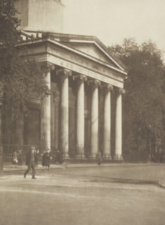 St Pancras Church. From the album: Photograph album - London, 1920s. Creator: Harry Moult.