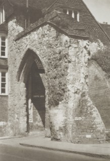 Castle arch, Guildford, Surrey. From the album: Photograph album - England, 1920s. Creator: Harry Moult.