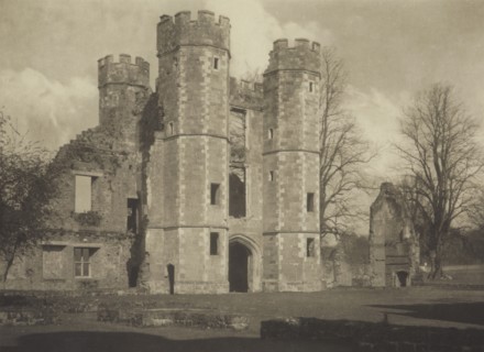 The ruins of Cowdray, Sussex. From the album: Photograph album - England, 1920s. Creator: Harry Moult.