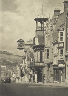 High Street, Guildford, Surrey. From the album: Photograph album - England, 1920s. Creator: Harry Moult.
