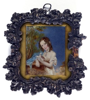 Untitled [portrait of Miss Dugdale], 15 August 1835. Creator: Philip Augustus Barnard.