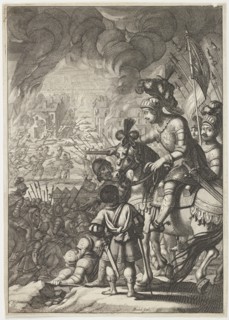 La Pucelle ou la France délivrée'. Plate 12, 1656. Creator: Abraham Bosse.
