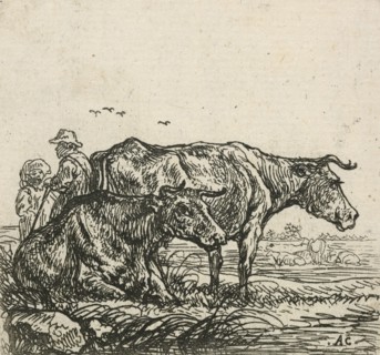 Cows,  1640-1665. Creator: Aelbert Cuyp.