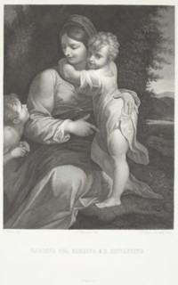 Madonna and child with St John,  1841-1846. Creator: Giovanni Fosella.