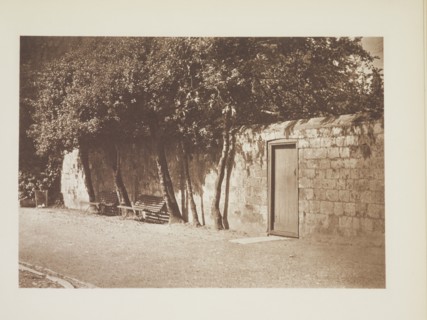 [Two seats and door]. From the album: Photograph album - England, 1920s. Creator: Harry Moult.