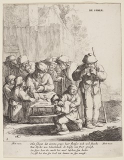 The five senses (taste),  1642-1650. Creator: Jan Dirksz Both.
