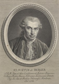 IO. IUSTUS de BERGER, 1781. Creator: Johan Frederik Clemens.