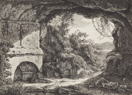 Interior of the mausoleum of the Nasoni family, 1792. Creator: Johann Christian Reinhart.