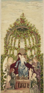 Embroidery, 'Holy Family', 1913. Creator: Jane Cory.