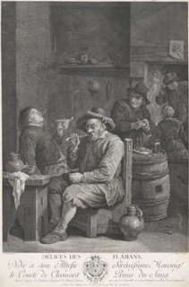 Délices des Flamans (Flemish delights),  1748-1807. Creator: Louis-Simon Lempereur.