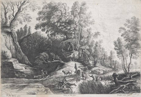 The watering place,  c. 1629-40. Creator: Lucas van Uden.