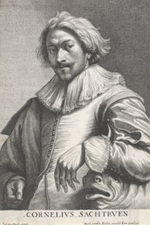 Cornelis Saftleven. From Icones principum virorum ('The Iconography'),  before 1641. Creator: Lucas Vorsterman.