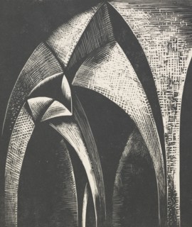 Design of arches, 1926. Creator: Paul Nash.