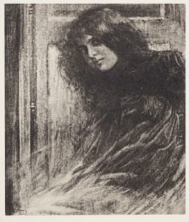 Young girl. From the portfolio: Robert Demachy,  c.1890-1914. Creator: Robert Demachy.