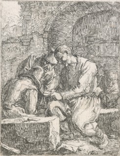 The Card players,  1631-1677. Creator: Thomas Wyck.