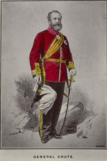 General Chute K.C.B, c.1860. Creator: Unknown.