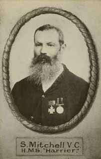 S. Mitchell, V.C, H.M.S. Harrier, c.1900. Creator: William Francis Gordon.