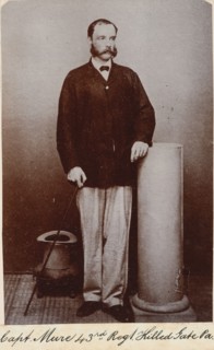 Captain Mure, 43rd regiment, killed Gate Pa, April 1864, 1864. Creator: William Francis Gordon.