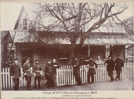 Group of 57th officers, Wanganui,  c.1900. Creator: Unknown.