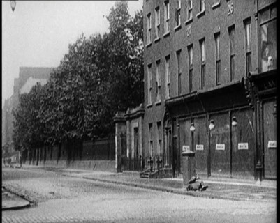 Damaged Buildings and Empty Streets in Dublin as a Result of Fighting, 1922. Creator: British Pathe Ltd.