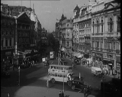 Traffic in Busy London Streets, 1929. Creator: British Pathe Ltd.