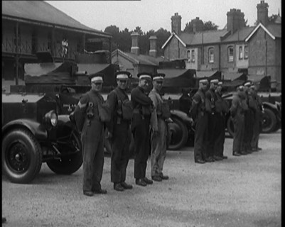 Cavalry Men Showing offTheir New Armoured Cars, 1929. Creator: British Pathe Ltd.