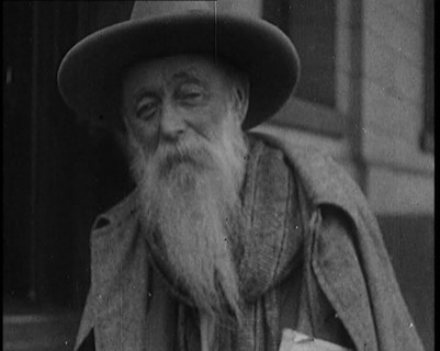 The Author Alfred Aloysius Horn Looking Rather Eccentric with a Long White Beard..., 1929. Creator: British Pathe Ltd.