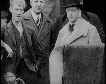 Prince Edward, Prince of Wales Inspecting Working Class Homes in the North of England, 1929. Creator: British Pathe Ltd.