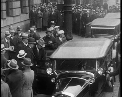 Alphonse Gabriel Capone AKA 'Al Capone' Emerging from an Official Building Entering a Car..., 1930. Creator: British Pathe Ltd.