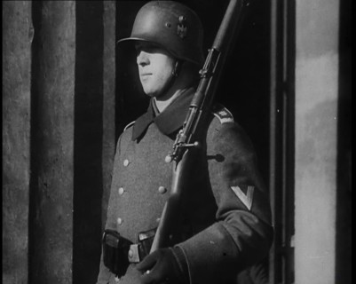 German Soldier Standing Guard, 1933. Creator: British Pathe Ltd.