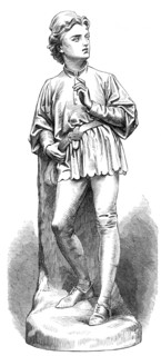 Whittington (sculpture), by C. R. Birch, in the Royal Academy Exhibition, 1869. Creator: Unknown.