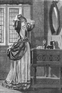 A drawing by A. C. Luxmore,...Exhibition of Water-Colour Drawings at the Dudley Gallery, 1869. Creator: W Thomas.