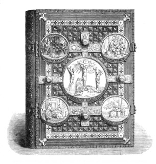 Bible presented to the Princess of Wales by Sunday-school children, 1868. Creator: Unknown.