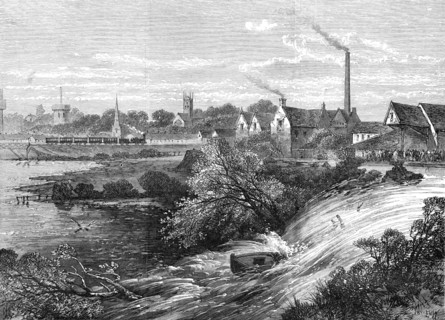 Bursting of the Napton and Warwick Canal, 1869. Creator: Unknown.