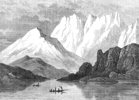 Crooked Reach, Strait of Magellan, 1869. Creator: Unknown.