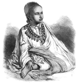 Dejatch Alamaeo, son of Theodore, late King of Abyssinia, 1868. Creator: Unknown.
