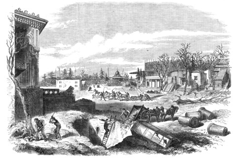 Demolition of the Paris Exhibition Building: the Park, 1868. Creator: Unknown.