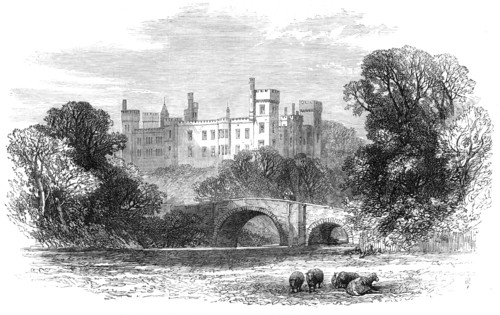 Lismore Castle, Ireland, visited by Prince Arthur, 1869. Creator: Unknown.