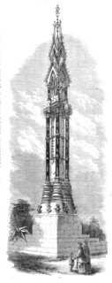 Memorial of the late Sir Joseph Paxton at Coventry, 1868. Creator: Unknown.