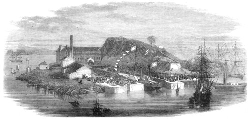 New dry dock at Rio de Janeiro, 1868. Creator: Unknown.