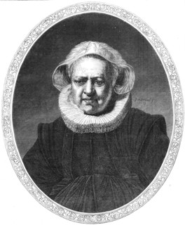 Portrait of an Old Woman, by Rembrandt, in the National Gallery, 1868. Creator: Unknown.