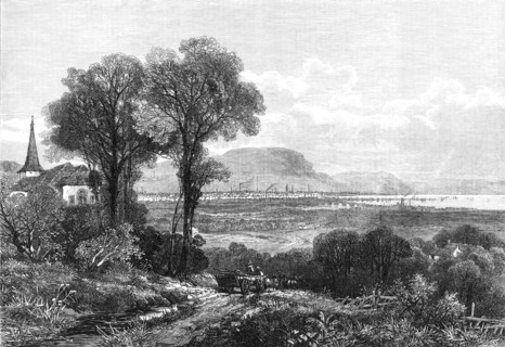 Prince Arthur in Ireland: Belfast, from Newtownbreda, 1869. Creator: Unknown.