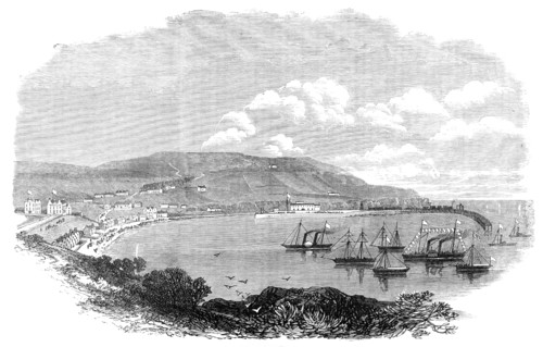 Prince Arthur's visit to the Isle of Man: Port Erin, 1869. Creator: Unknown.