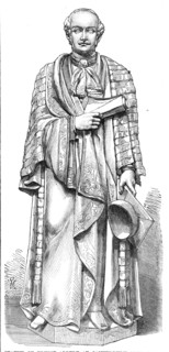 Statue of Prince Albert at Canterbury Cathedral, 1869. Creator: Unknown.