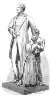 Statue of Richard Oastler at Bradford, 1869. Creator: Unknown.