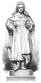 Statue of William III., by T. Woolner, in Westminster Hall, 1868. Creator: Unknown.