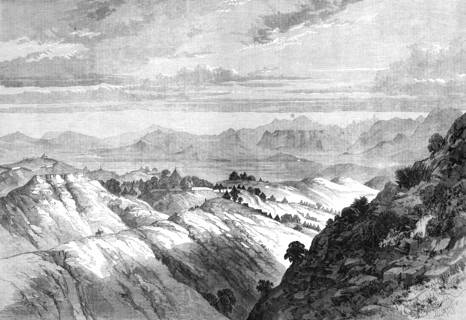 The Abyssinian Expedition: view of Antalo, 1868. Creator: Unknown.